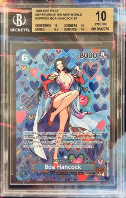 2024 One Piece Emperors In the New World OP07-051 Boa Hancock SP BGS 10 PRISTINE - Image 1