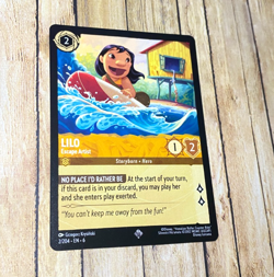 Lilo Escape Artist 2/204 Super Rare Disney Lorcana Azurite Sea - Image 1