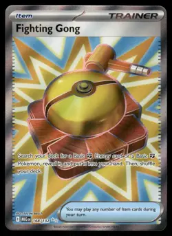 Pokemon Cards Fighting Gong 168/132 Mega Evolution Ultra Rare NM - Image 1