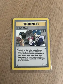Erika's Maids 109/132*🔥WELL PLAYED🔥Gym Heroes Pokemon Card TCG - Image 1