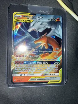Pokemon TCG Reshiram Charizard GX Tag Team Pokemon Card 20/214 Unbroken Bonds - Image 1