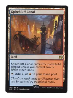 Magic: The Gathering Spirebluff Canal Land Kaladesh 249/264 Regular English - Image 1