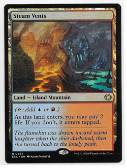 Steam Vents - Lorwyn Eclipsed - Magic the Gathering MTG Rare - Image 1