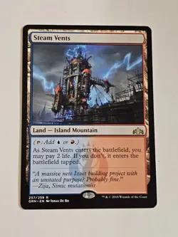 MTG Steam Vents Guilds of Ravnica 257 ✨Ships Next Day - Image 1