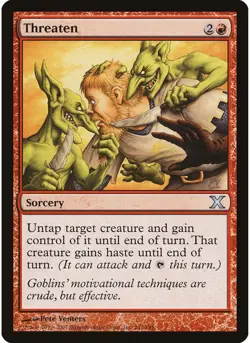 Threaten 242 MTG NM - 10th Edition - Image 1