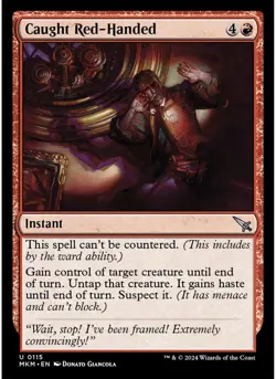 Caught Red-Handed 115 MTG NM - Murders at Karlov Manor - Image 1