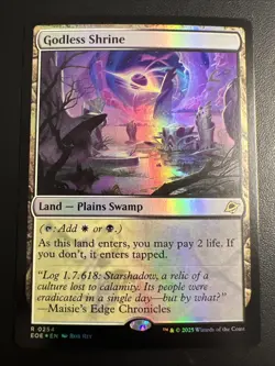 MTG Godless Shrine 0254 FOIL from EOE. NM. - Image 1
