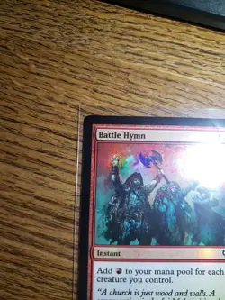 Battle Hymn 128/244 Foil Avacyn Restored Magic the Gathering NM Never Played - Image 2