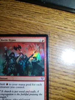 Battle Hymn 128/244 Foil Avacyn Restored Magic the Gathering NM Never Played - Image 4