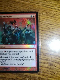 Battle Hymn 128/244 Foil Avacyn Restored Magic the Gathering NM Never Played - Image 5