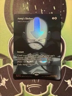 Avatar MTG - Aang's Shelter - Teferi's Protection (Borderless) FOIL - NM - Image 1