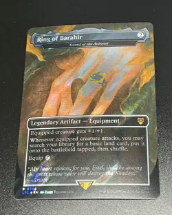 MTG SWORD OF THE ANIMIST (RING OF BARAHIR) SURGE FOIL The Lord of the Rings NM - Image 1