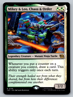 Mikey & Leo, Chaos & Order R 0158 Teenage Mutant Ninja Turtles Regular - Image 1