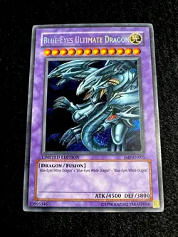 🔥 YUGIOH • BLUE EYES ULTIMATE DRAGON • SECRET RARE • JMP-EN005 • LIMITED • LP - Image 2