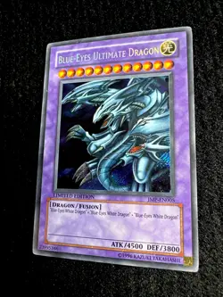 🔥 YUGIOH • BLUE EYES ULTIMATE DRAGON • SECRET RARE • JMP-EN005 • LIMITED • LP - Image 3