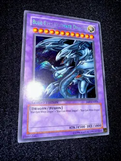 🔥 YUGIOH • BLUE EYES ULTIMATE DRAGON • SECRET RARE • JMP-EN005 • LIMITED • LP - Image 5
