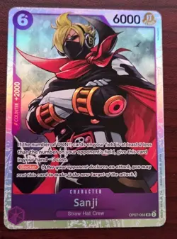One Piece CCG Sanji OP07-064 500 Years in the Future Foil Card - Image 1