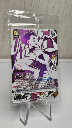 Union Arena (SEALED) Hisoka Rare Battle Top 4 Promo HunterxHunter - Image 3