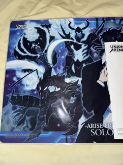 Bandai Card Fest Exclusive Union Arena Solo Leveling Playmat Set + Jinwoo Card - Image 2
