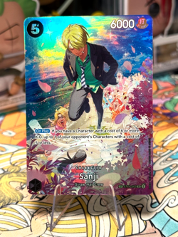 Sanji ST14-003 OP10 Royal Blood SP Full Art One Piece Card Game English - Image 1