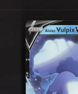 Alolan Vulpix V 033/195 Silver Tempest Ultra Rare Holo Pokemon Card NM - Image 3