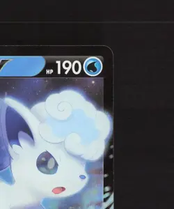 Alolan Vulpix V 033/195 Silver Tempest Ultra Rare Holo Pokemon Card NM - Image 4