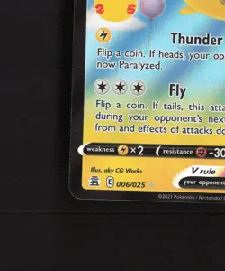 Flying Pikachu V 006/025 Celebrations Ultra Rare Holo Pokemon Card NM - Image 5