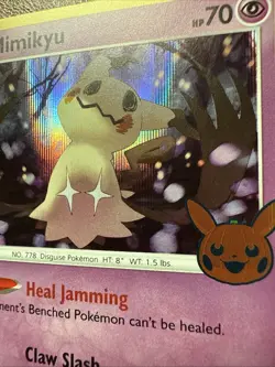Mimikyu Trick or Trade 2022 ■ 081/189 Holo Rare ■ Pokemon Card Near Mint - Image 2