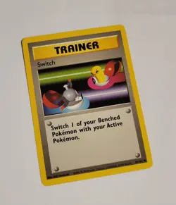 Pokemon Switch 95/102 Base Set Uncommon Trainer Item Card TCG 1999 - Image 1