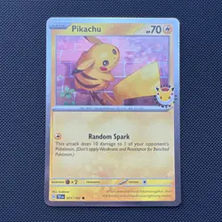 Pikachu Pokemon Day 2026 Stamp Promo Card 30th Anniversary - Image 1