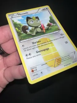 Pokemon TCG Meowth Holo Secret Rare Noble Victories Card 102/101 NM - Image 3