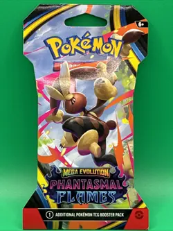 Pokemon TCG: Phantasmal Flames Sleeved Booster Pack - 10 Cards - Image 1