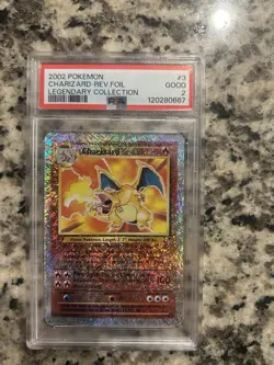 Pokemon TCG Charizard Legendary Collection Reverse Holo Rare Card 3/110 - Image 1