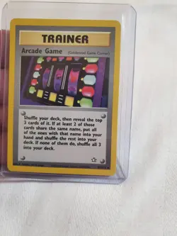 LP Arcade Game 83/111 Neo Genesis Regular Rare Vintage Pokemon Card - Image 1