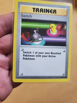 SWITCH - 95/102 - Base Set SHADOWLESS - Pokemon Card - LP - Image 1