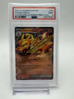 Pokemon TCG Charizard ex Promo PSA 9 Scarlet & Violet 161/Holo Card Stock - Image 1