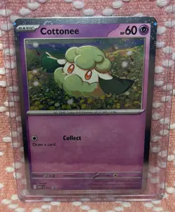 Pokemon Card Cottonee #18 (Cosmos Holo) Mega Evolution Promo Holo - Image 1