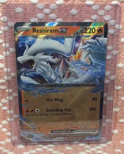 Reshiram EX 30/159 Holo Rare Pokemon Card – SV09 Journey Together NM - Image 1