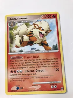Secret Wonders Non-Holo Rare Arcanine 22/132 Pokemon Trading Card MP HP - Image 1