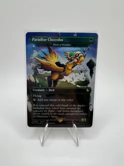 Paradise Chocobo - Birds of Paradise #483 Foil (Borderless) Commander - Mtg - Image 1