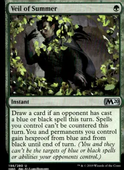 Core Set 2020 #198 Veil of Summer - Image 1