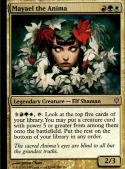 MTG Commander 2013 #199 Mayael the Anima - LP to NM - Image 1