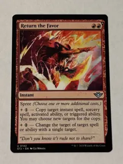 MTG Return the Favor - Outlaws of Thunder Junction LP - Image 1