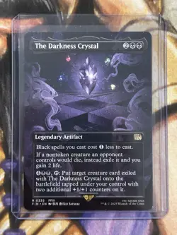 The Darkness Crystal (Borderless) MTG Final Fantasy Regular English - NM/M 🔥 - Image 3