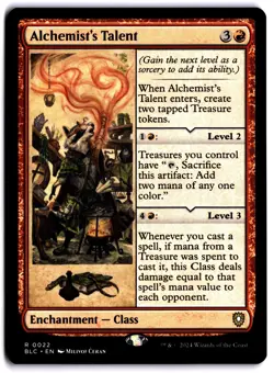 Alchemist's Talent NM BLC Commander: Bloomburrow MTG - Image 1