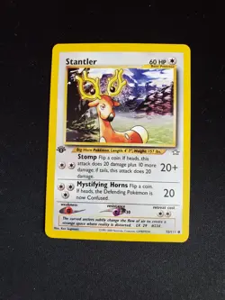 2000 Vintage WOTC Pokemon Neo Genesis 1st Edition Stantler #76/11 MINT - Image 1