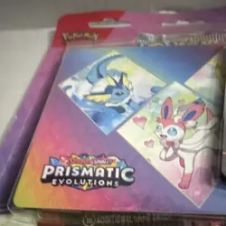 Pokemon TCG Prismatic Evolutions Pack Sylveon Promo Tech Sticker Vaporeon - Image 5