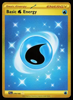 Basic Water Energy 279/193 Holo Secret Rare Paldea Evolved Pokemon Card - Image 1