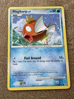 2009 Pokemon TCG Supreme Victors Magikarp Lv.9 HP 30 Regular Non-Holo 110/147 LP - Image 1