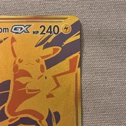 2021 Pokemon TCG Pikachu & Zekrom GX SM248 Full Art Holo Black Star Promo NM - Image 3